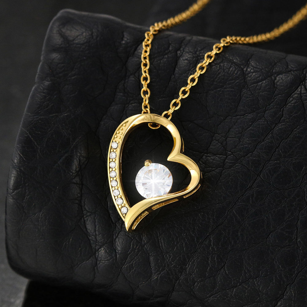 "To My Daughter" – Forever Love Heart Necklace