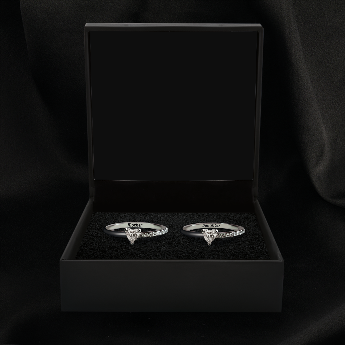 Forever Connected – Matching Ring Set for Mom & Daughter
