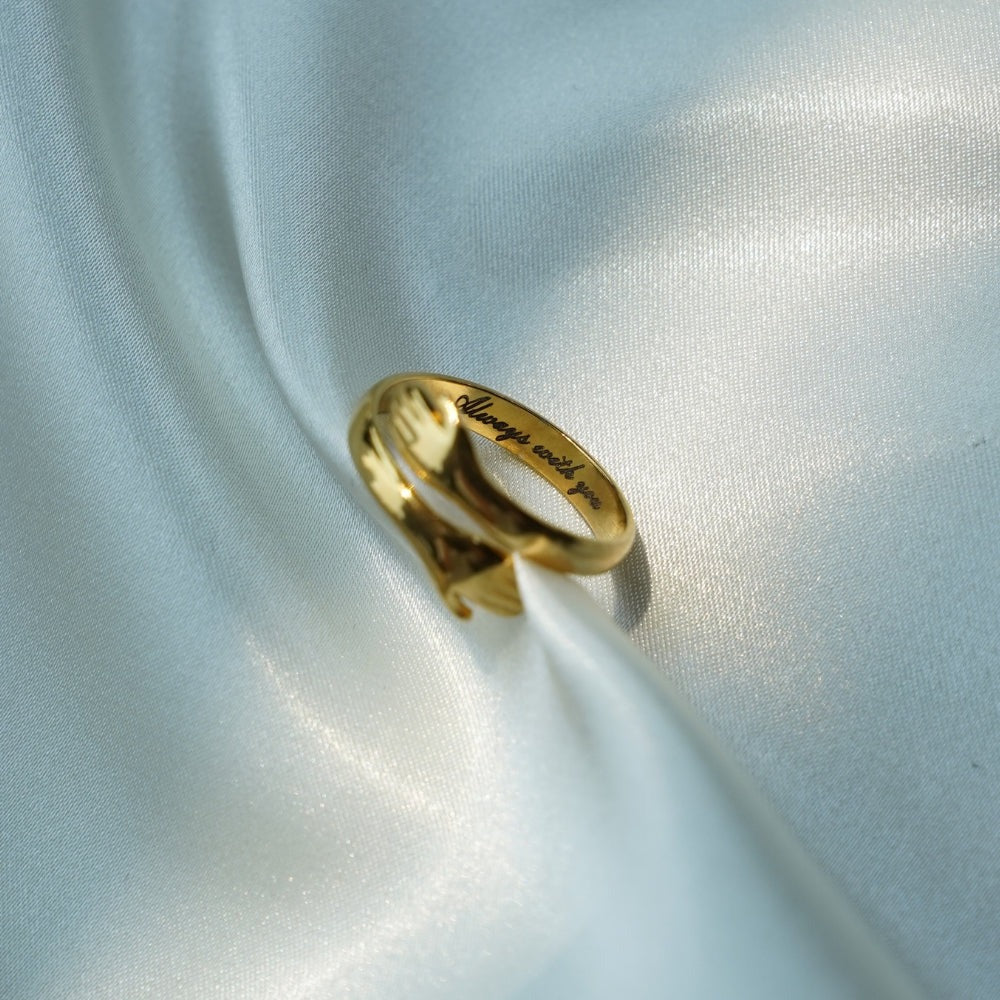 "Always With You" Daughters Hug Ring Gift Set