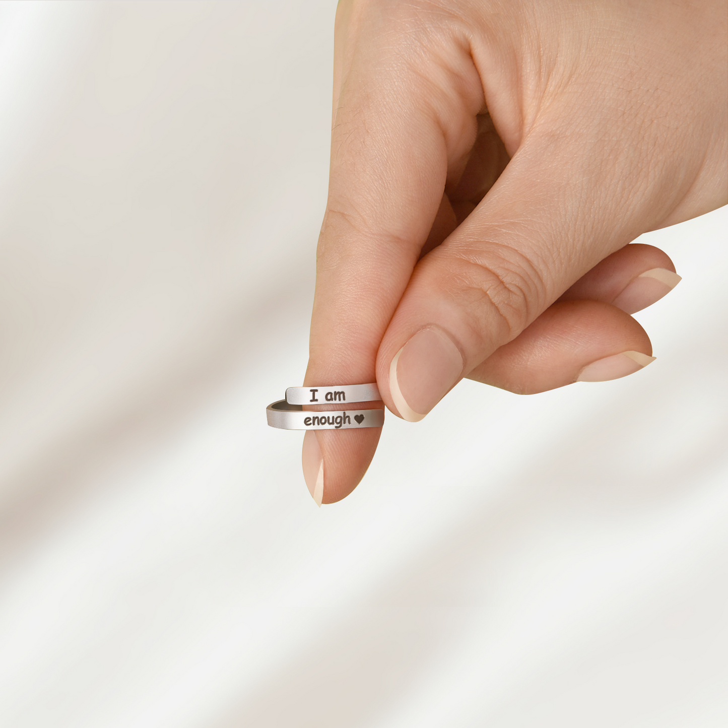 "I Am Enough" - Daughter's Support Ring