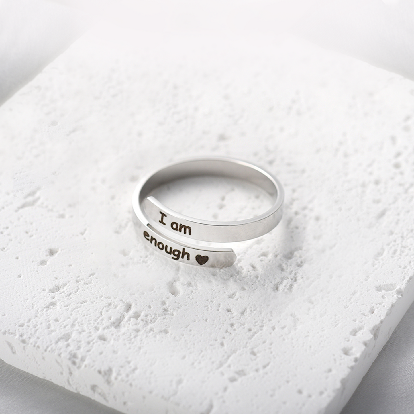 "I Am Enough" - Daughter's Support Ring