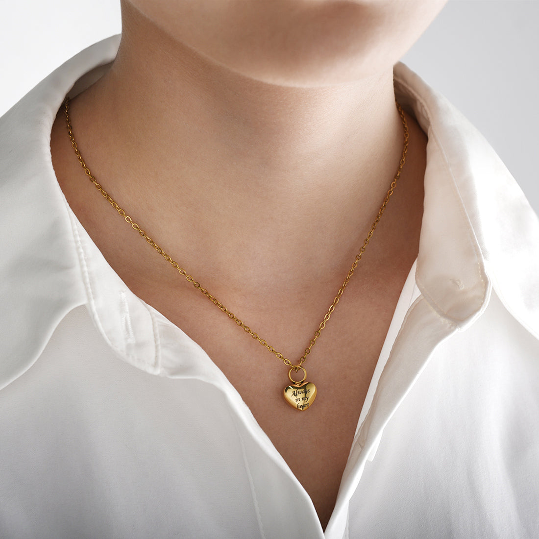 Always in My Heart – Urn Necklace
