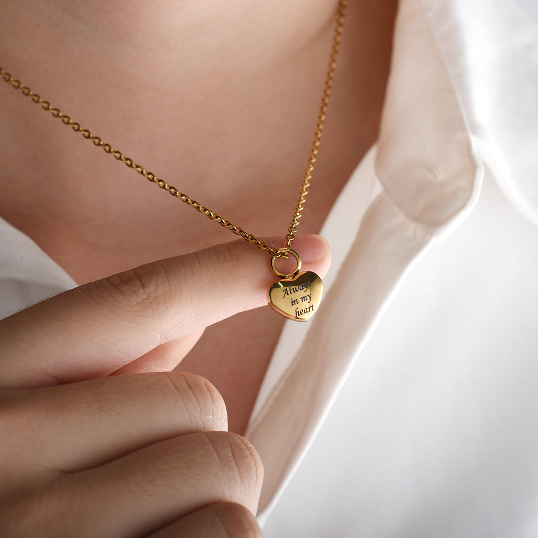 Always in My Heart – Urn Necklace