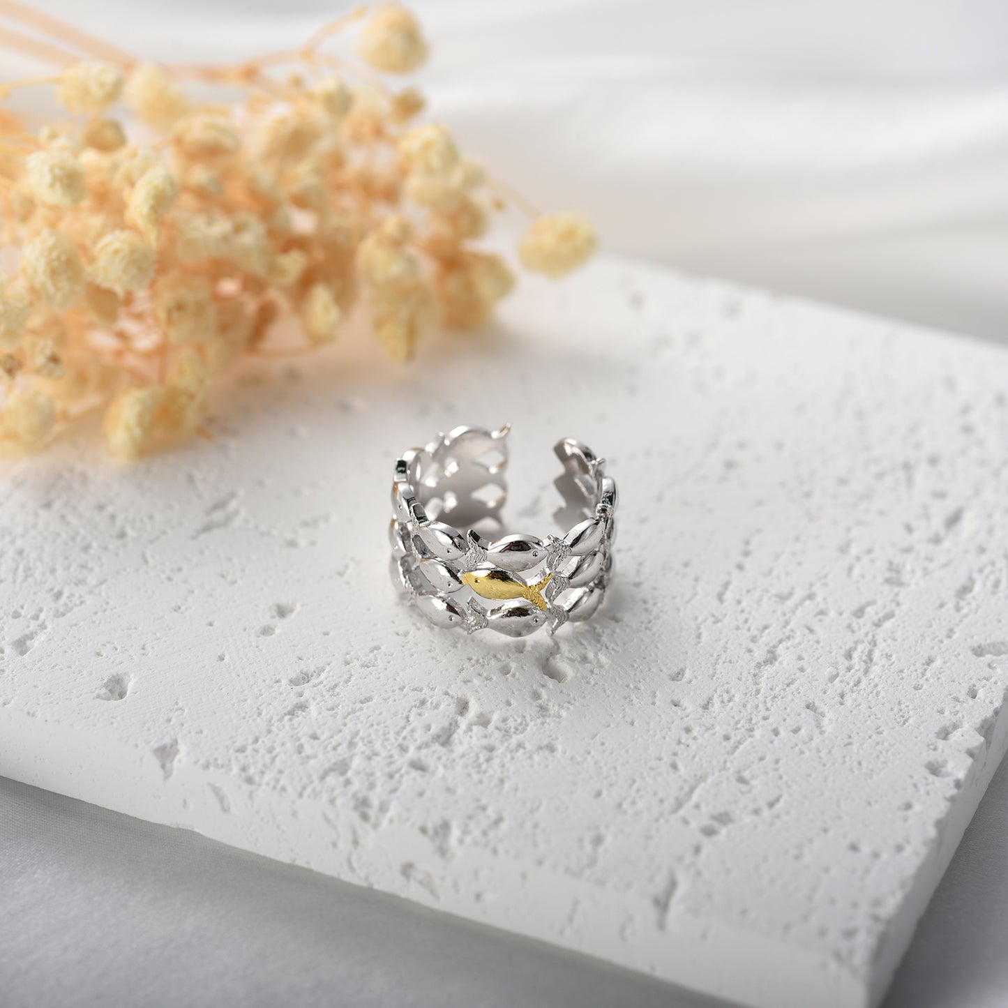 Swim Against The Tide - Daughter's Strength Ring