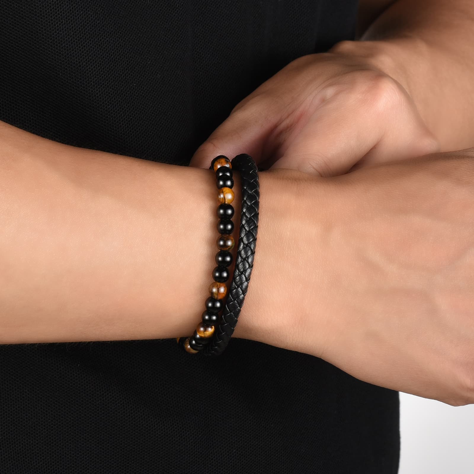 The Guardian - Pulsera protectora de ojo de tigre para hijo