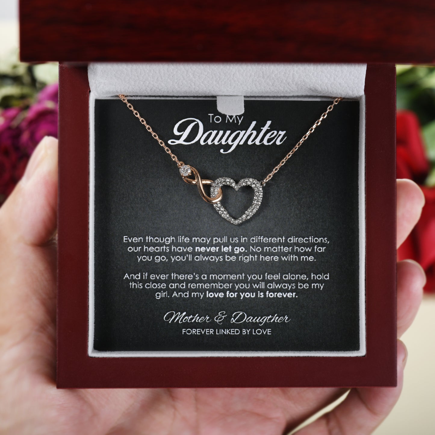 Forever Linked - Infinity Love Necklace with Luxury LED Box