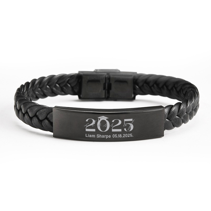 To My Son – Personalized Graduation Keepsake Bracelet