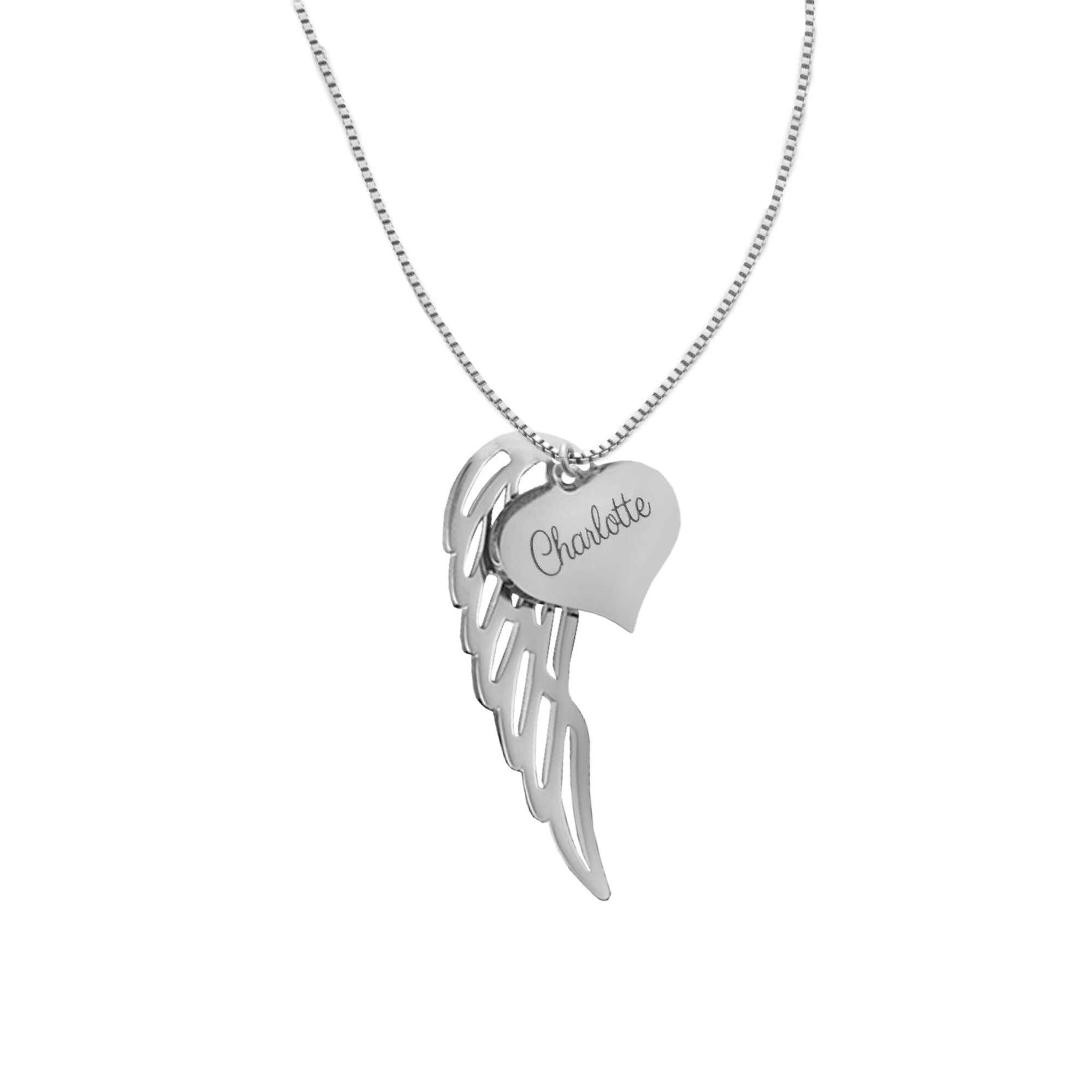 Guardian Angel Memorial Necklace and Luxurious LED Box