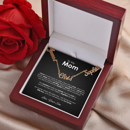 "Always Close to Her Heart" – Personalized Name Necklace