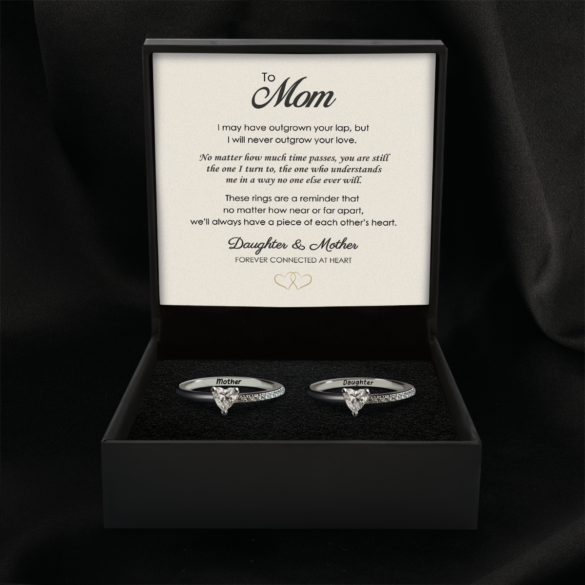 Forever Connected – Matching Ring Set for Mom & Daughter