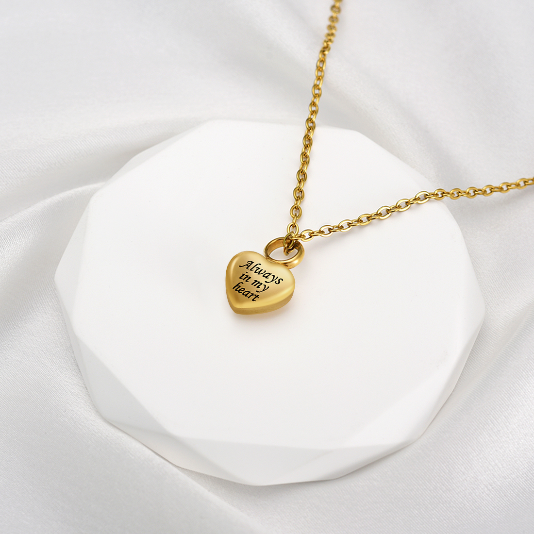 Always in My Heart – Urn Necklace