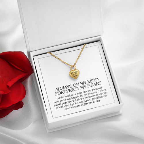 Always in My Heart – Urn Necklace