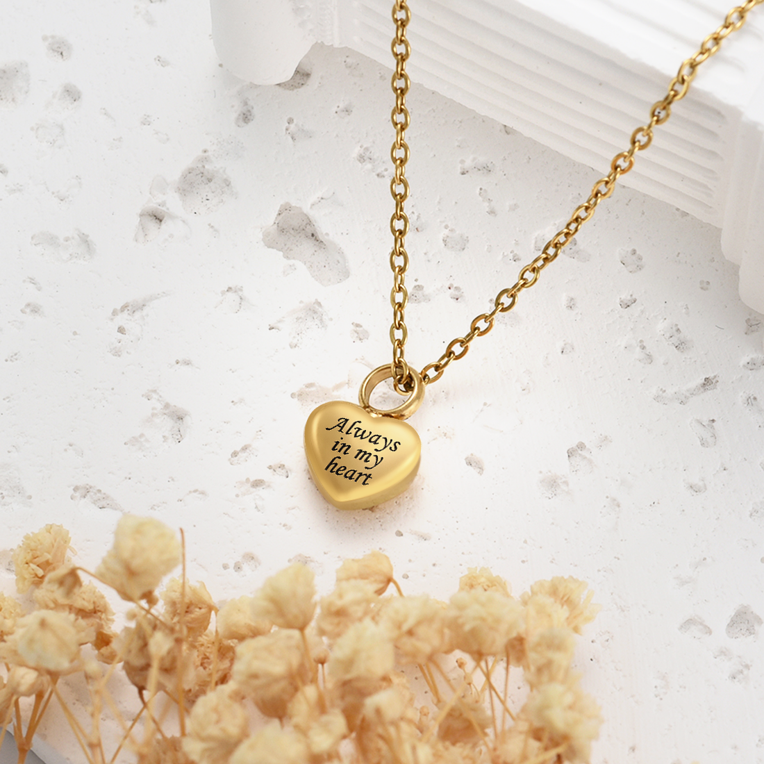 Always in My Heart – Urn Necklace