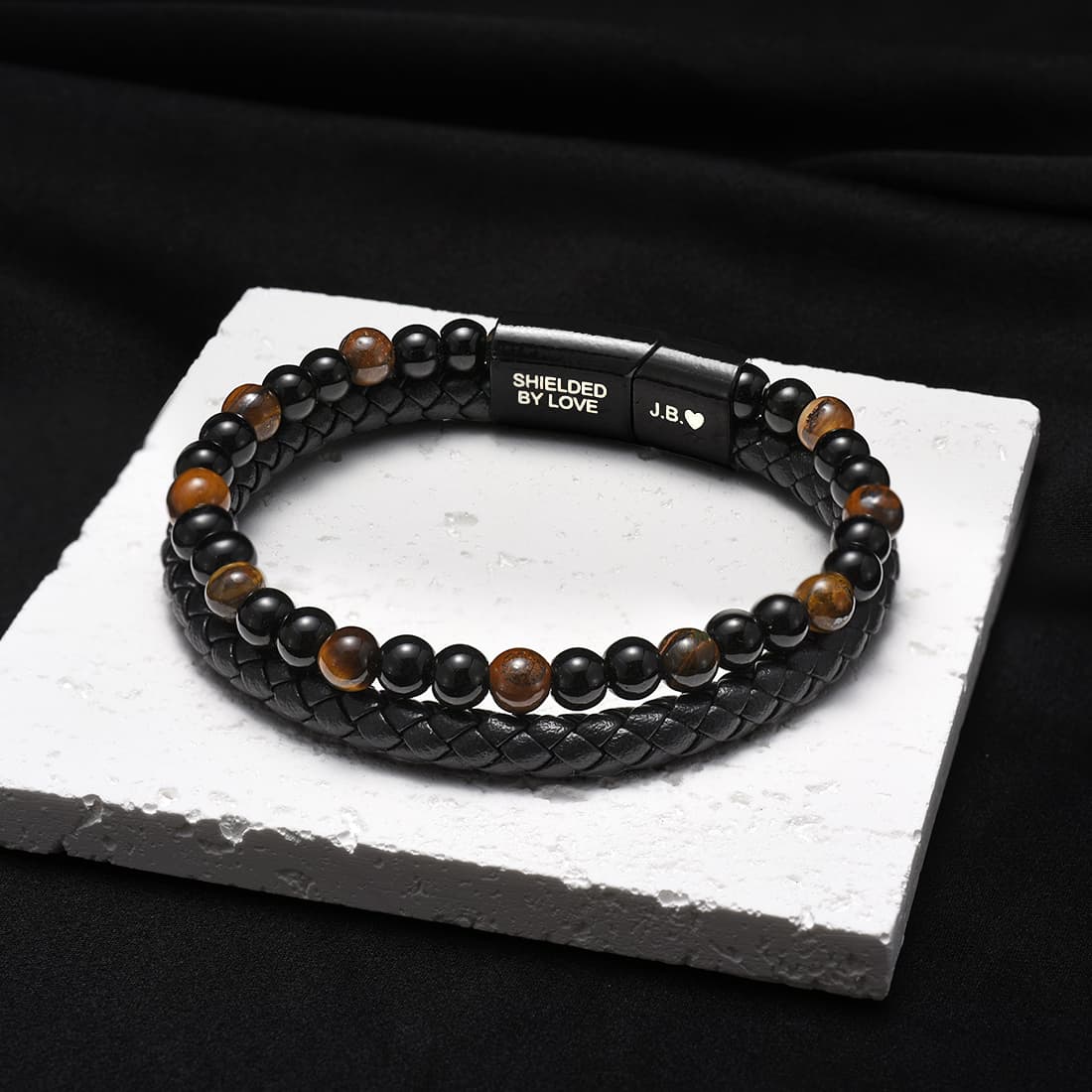 The Guardian - Pulsera protectora de ojo de tigre para hijo