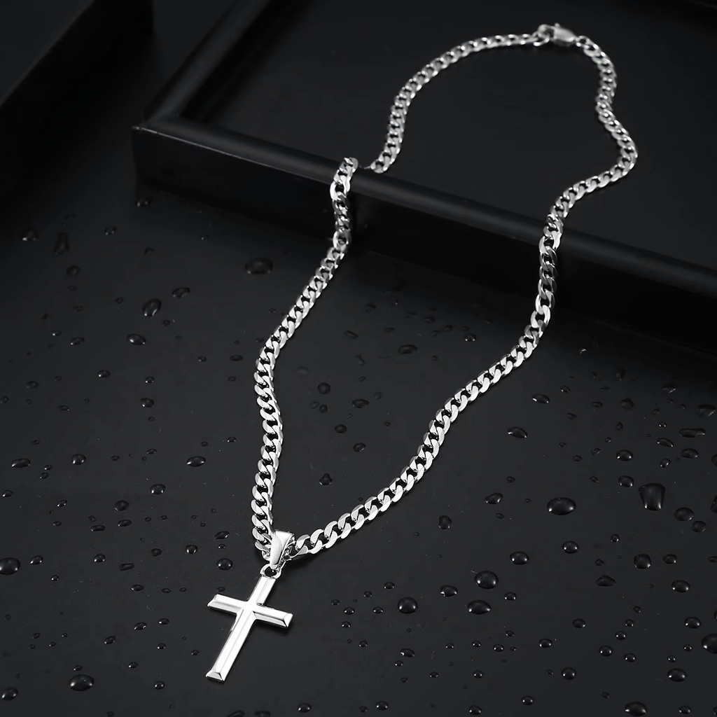 Never Alone – Cross Necklace for Son