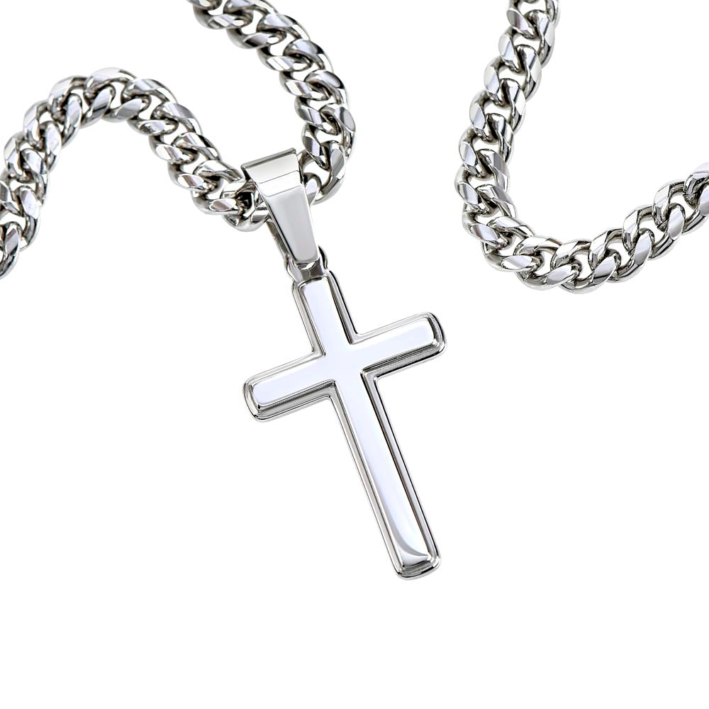 Never Alone – Cross Necklace for Son