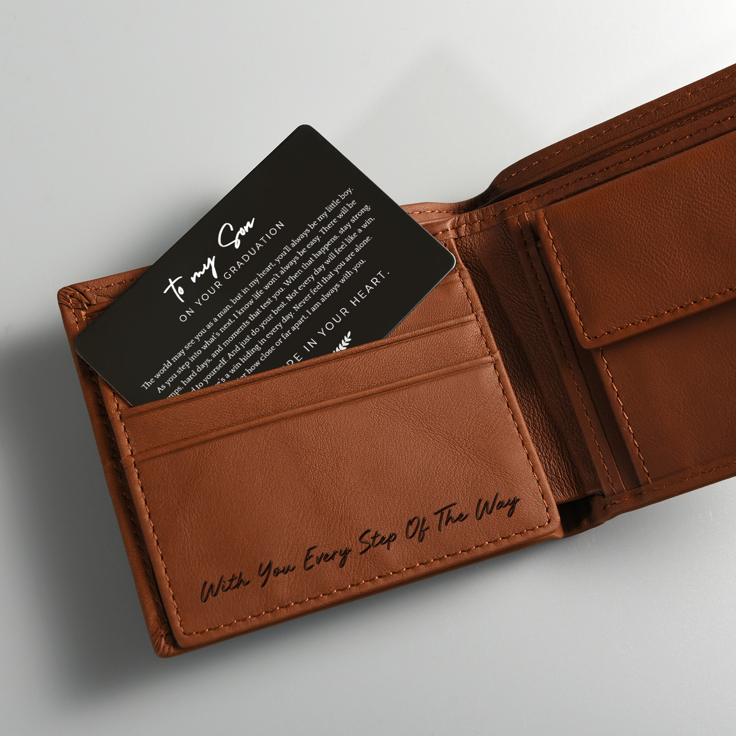 Always With You – Personalized Graduation Wallet and Card