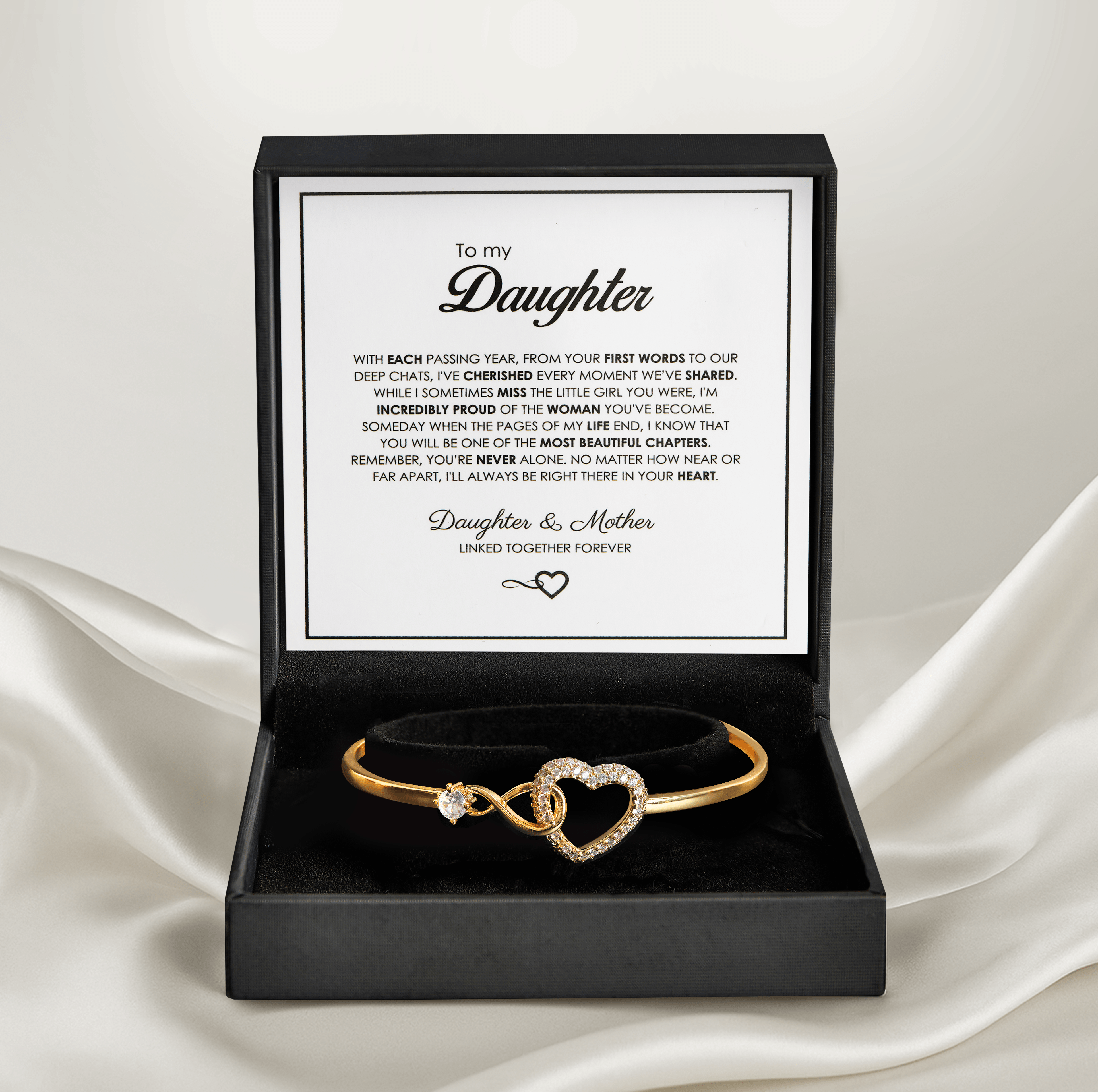 "To My Daughter" Forever Connected Bracelet