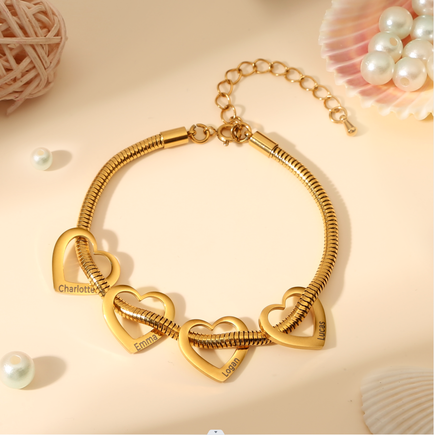 “Always Together” - Personalized Family Bracelet