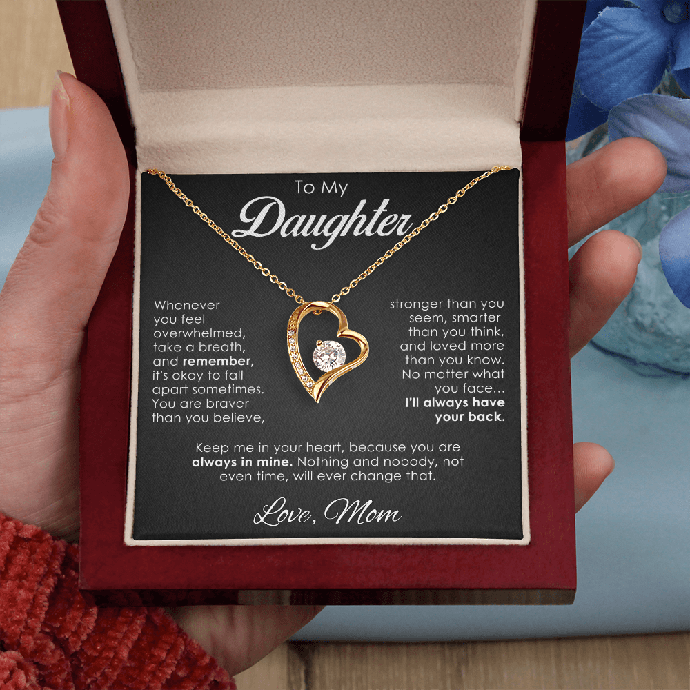 "To My Daughter" – Forever Love Heart Necklace