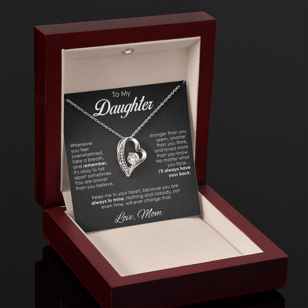 "To My Daughter" – Forever Love Heart Necklace