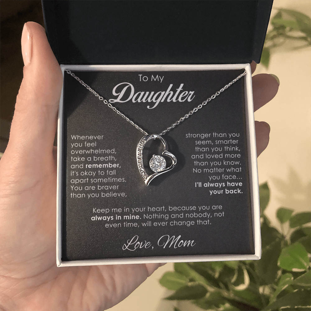 "To My Daughter" – Forever Love Heart Necklace