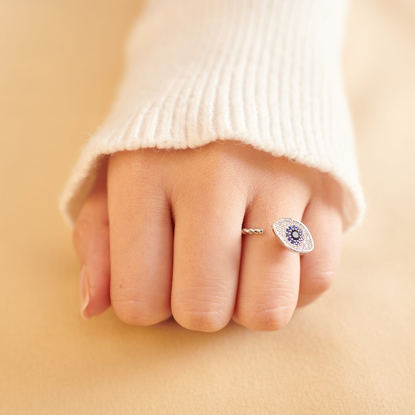 To My Daughter - Evil Eye Protection Ring