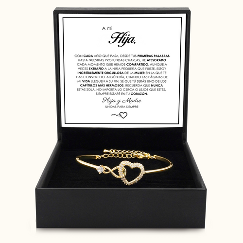 "A Mi Hija" - Pulsera Conectadas Para Siempre
