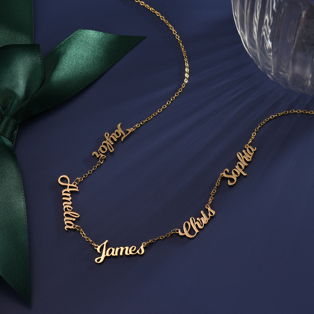 "Siempre cerca de su corazón" - Collar personalizado con nombre