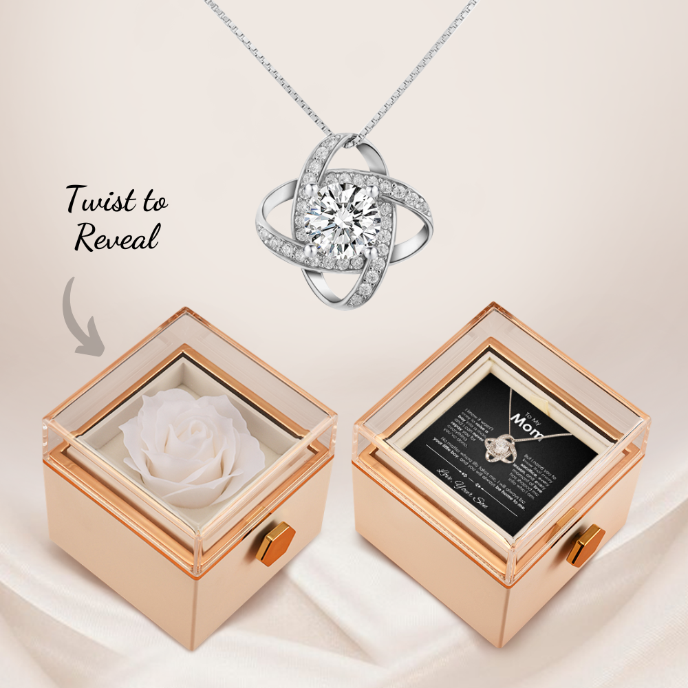 "Forever Tied Together" - Collar Nudo de Amor para Mamá