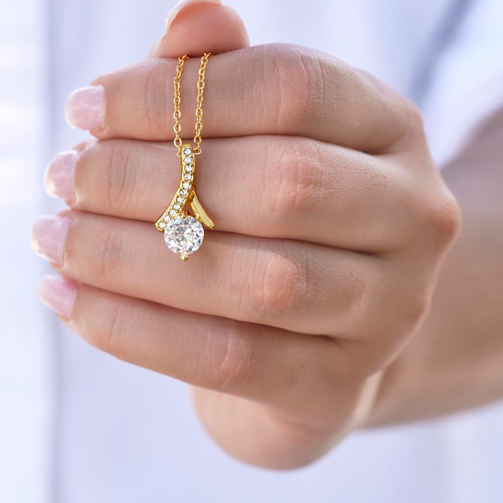 Collier « À ma maman » – « Pour toujours » de la part de son fils