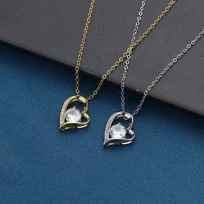 To My Granddaughter - Eternal Love Necklace with Luxury LED Box