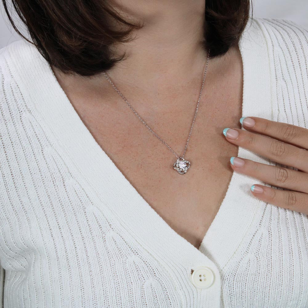 "Infinite Love" Necklace with a Forever Rose Gift Box