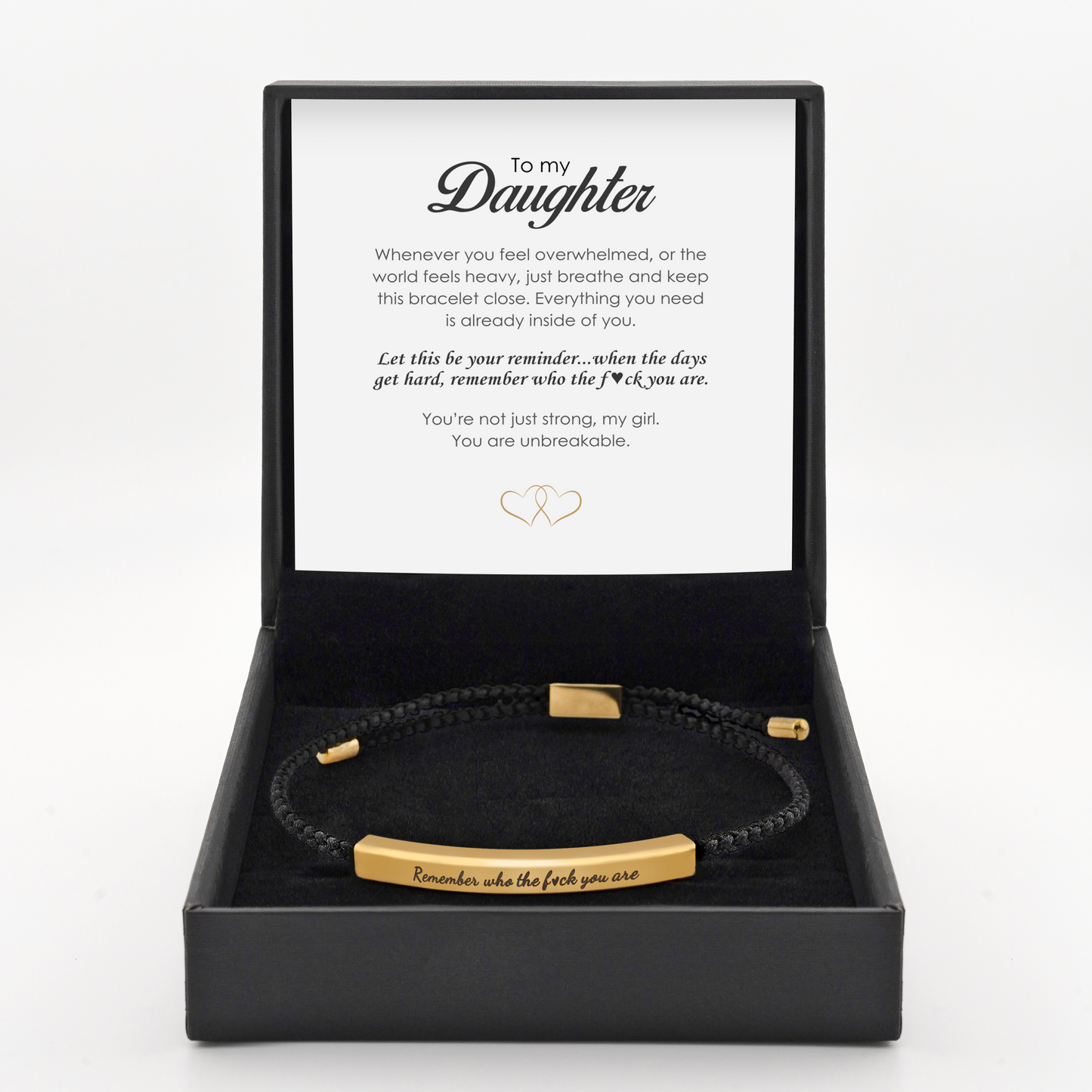 "Remember Who The F*ck You Are" - Daughter's Empowerment Bracelet