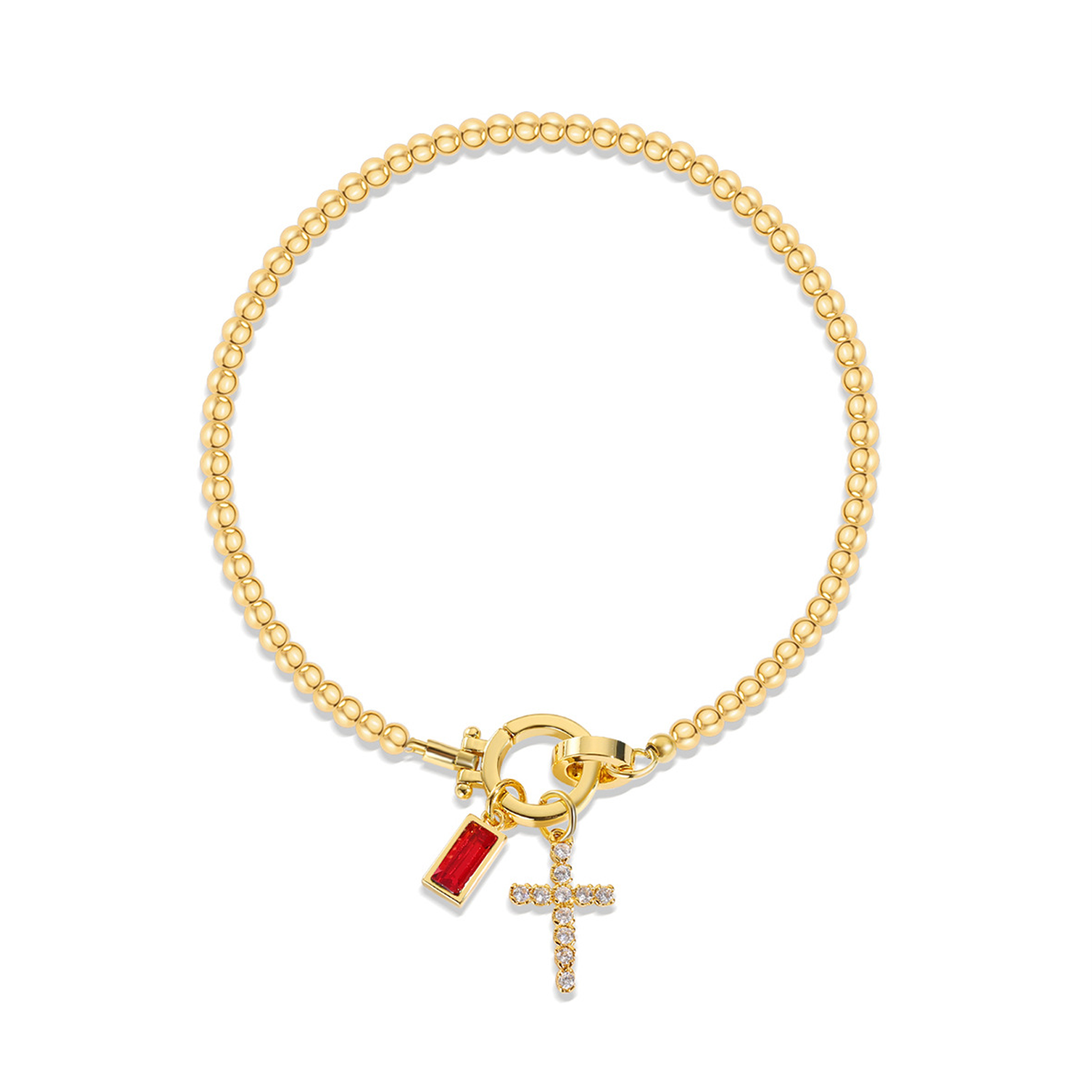 "To My Daughter" - Cross Faith Bracelet