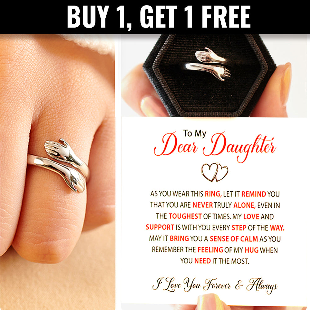 [Buy 1, Get 1 FREE] - Warm Embrace Hug Rings Set