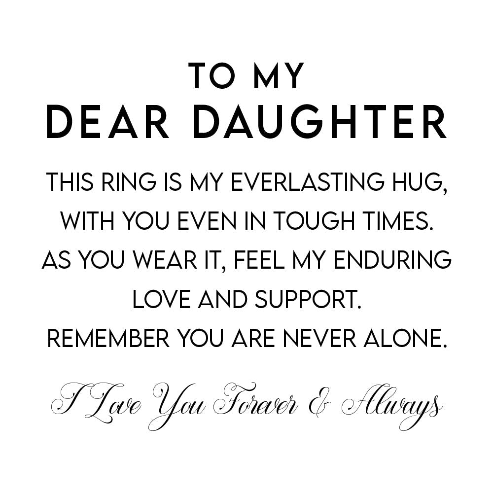 [Buy 1, Get 1 FREE] Mother and Daughter - Wearable Hug Ring Set