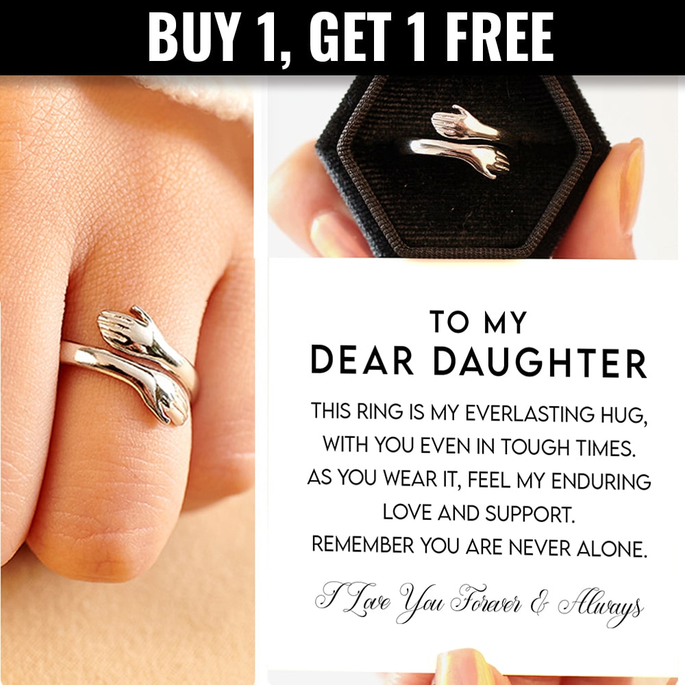 [Buy 1, Get 1 FREE] Mother and Daughter - Wearable Hug Ring Set