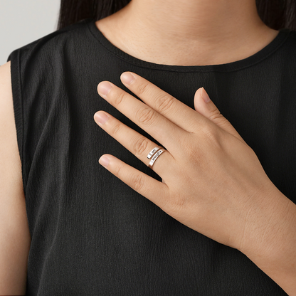 "I Am Enough" - Daily Affirmation Ring For Daughter