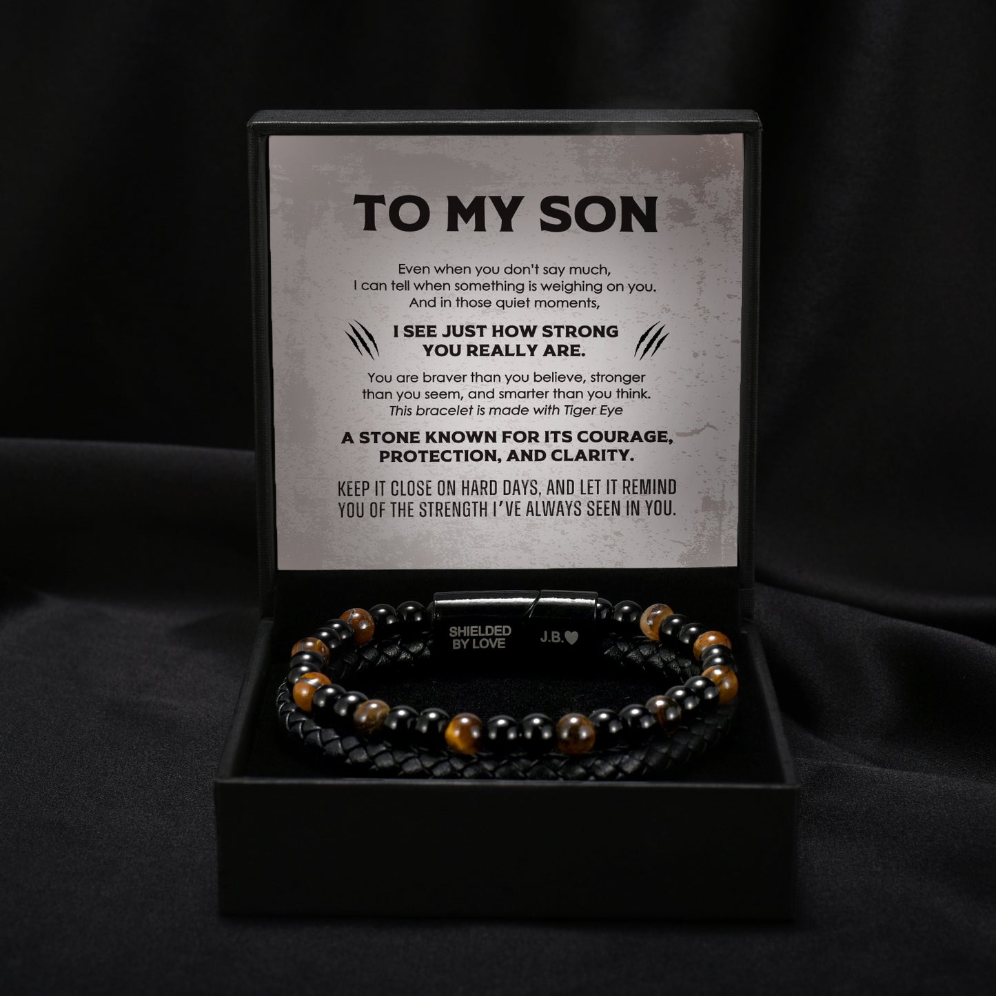 The Guardian - Son's Tiger Eye Protection Bracelet