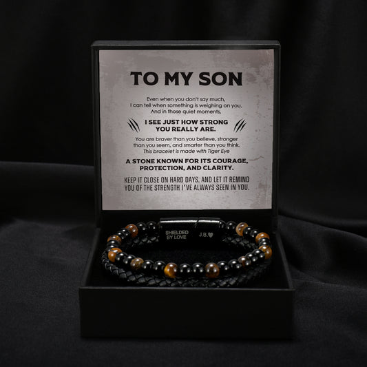 The Guardian - Son's Tiger Eye Protection Bracelet