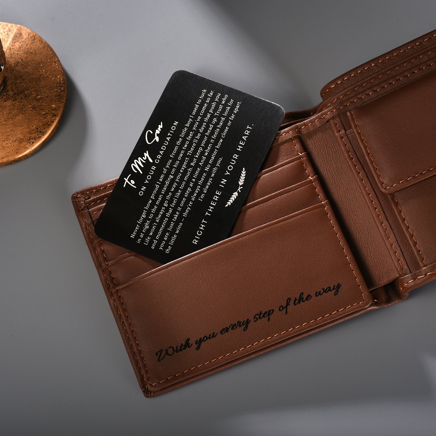 Always With You – Personalized Graduation Wallet and Card