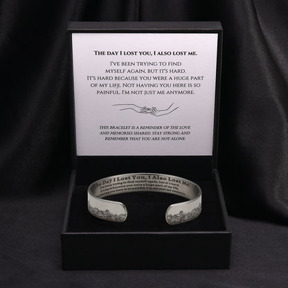 Engraved Wave Bracelet Gift Set