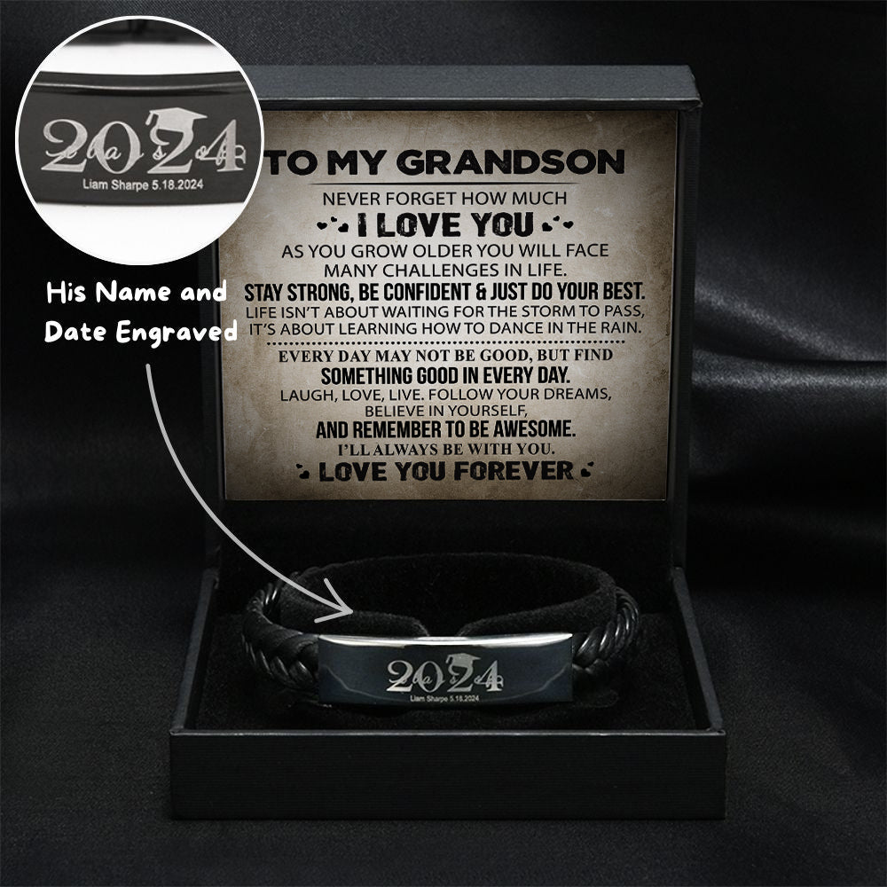 Grandson's Personalized Graduation Milestone Keepsake Gift Set