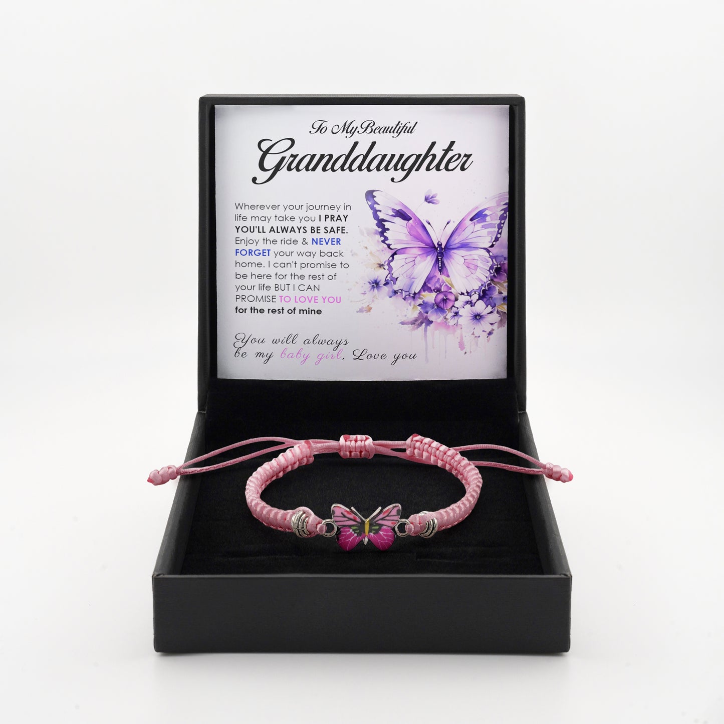 Butterfly Embrace Bracelet for Granddaughter