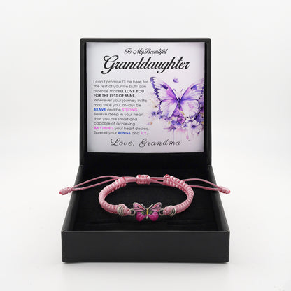 Butterfly Embrace Bracelet for Granddaughter