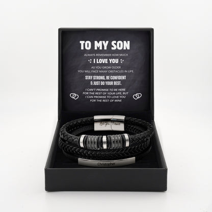 Son's Pride & Love Triple Stack Bracelet