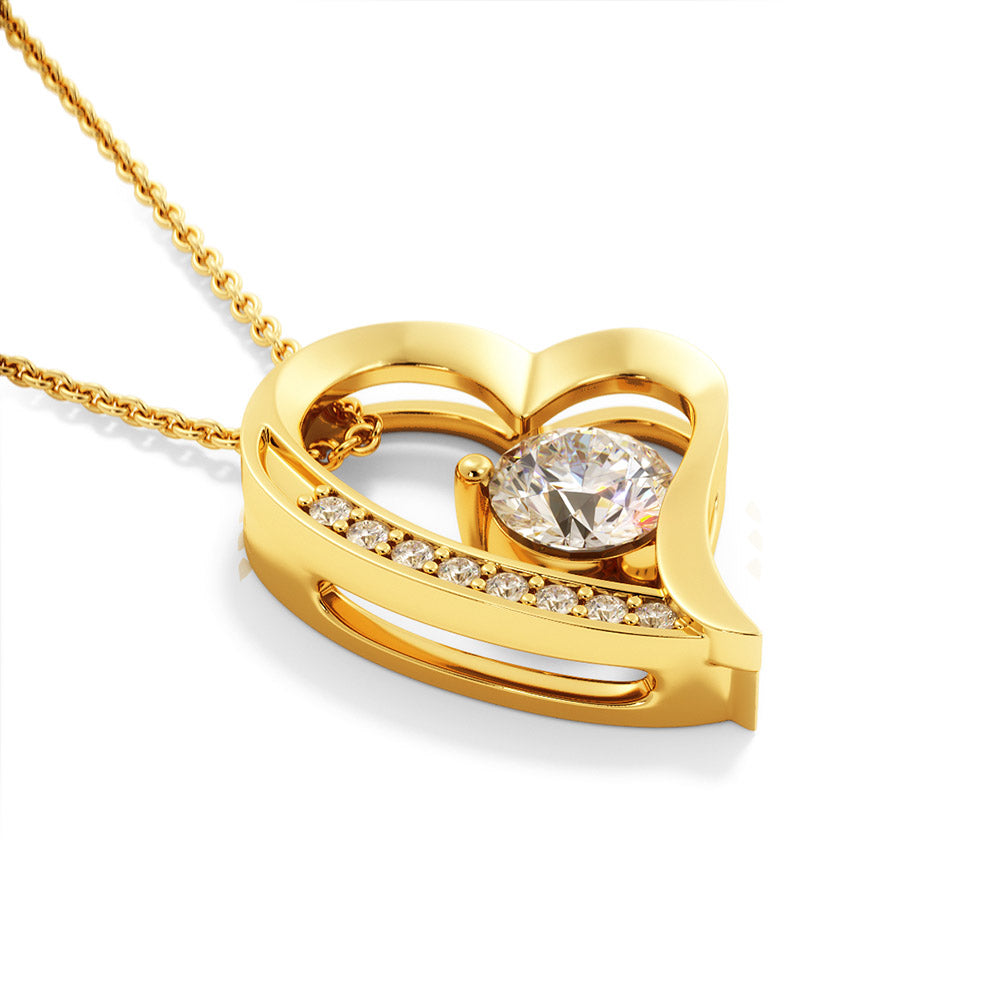 To My Granddaughter - Eternal Love Necklace with Luxury LED Box