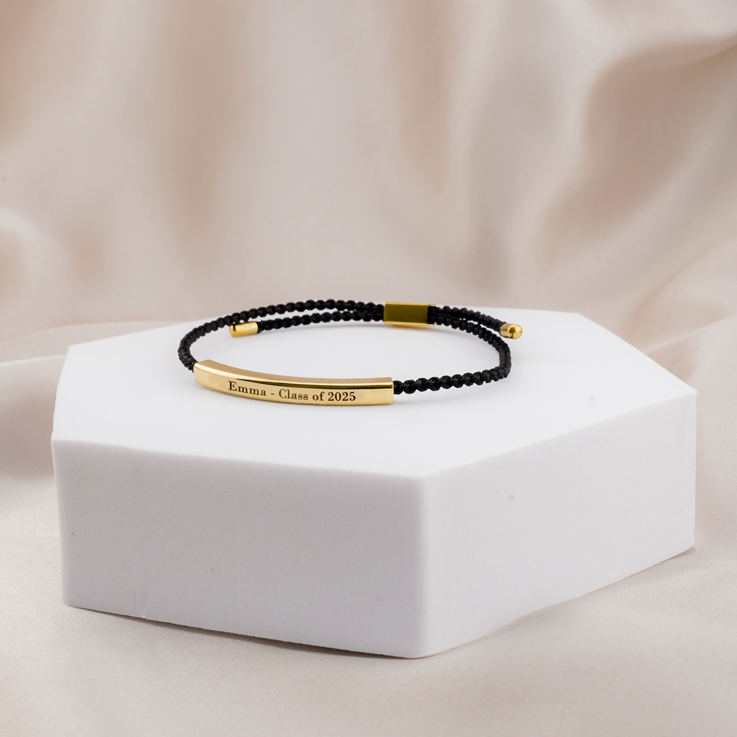 To My Daughter - Personalized Graduation Keepsake Bracelet