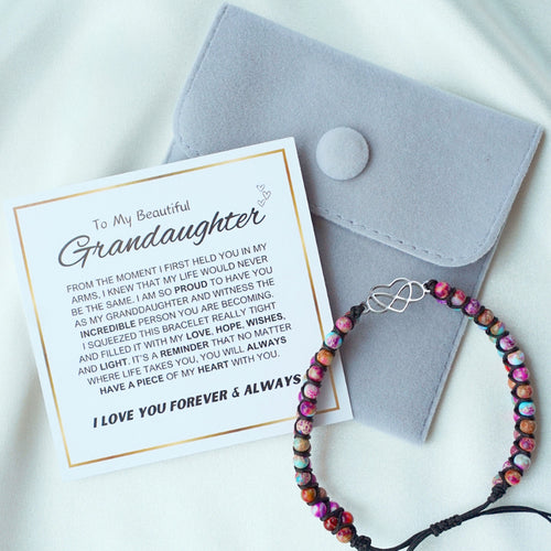 To My Granddaughter - Forever Love Bracelet Gift Set